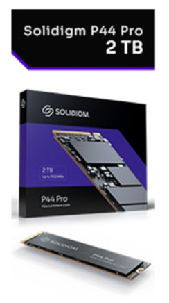 Solidigm P44 Pro 2TB M.2 2280 PCIe 4.0 NVMe Gen4 Gaming TLC Internal Solid  State Drive (SSD) SSDPFKKW020X7X1